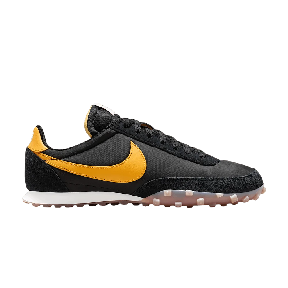 Кроссовки Nike Waffle Racer 'Black Sail Gum University Gold'