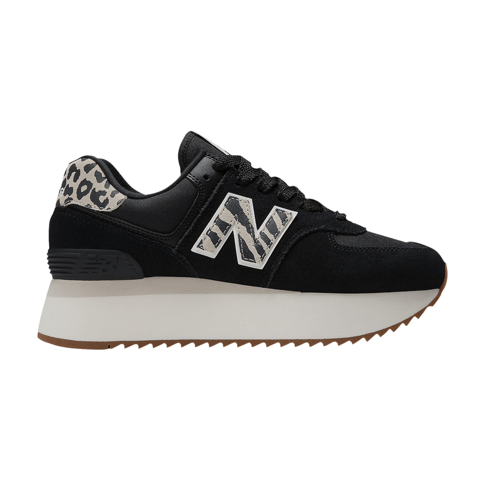Кроссовки New Balance Wmns 574+ 'Black Animal Print'