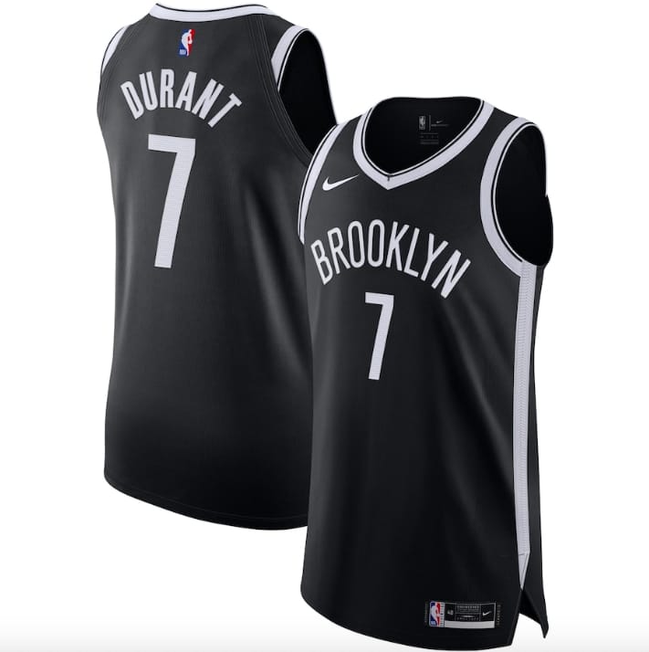 Баскетбольная джерси 2020-21 Brooklyn Nets #7 Kevin Durant Icon Black Authentic Jersey