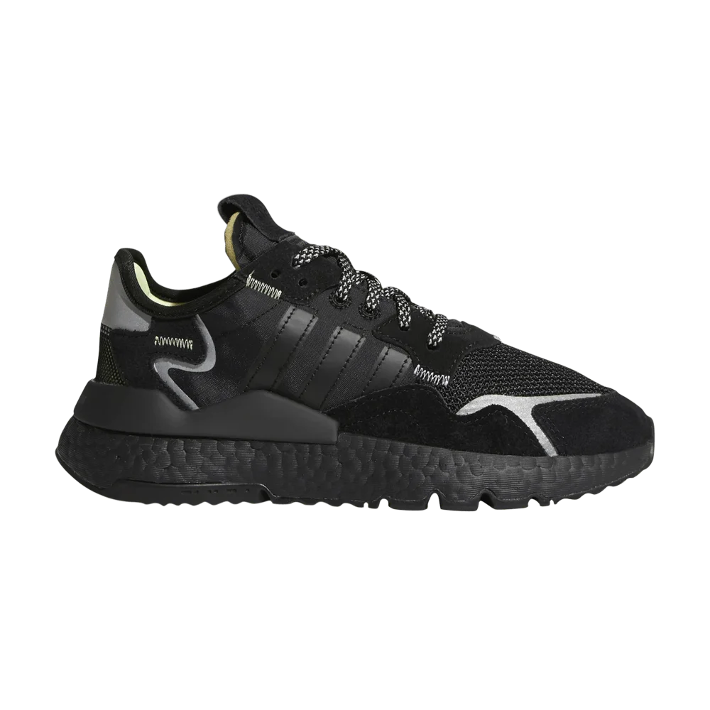 Кроссовки Adidas Nite Jogger J 'Triple Black'