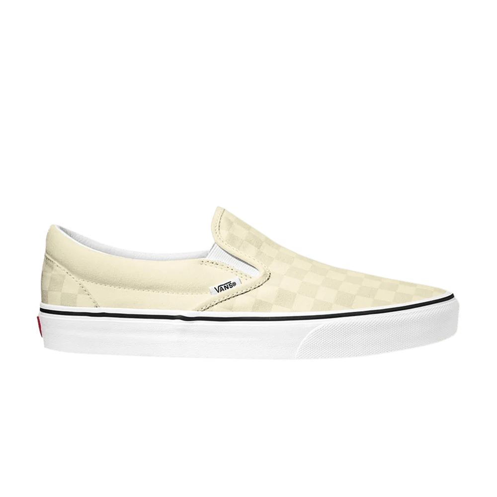 Кеды Vans Classic Slip-On 'Checkerboard Classic White'
