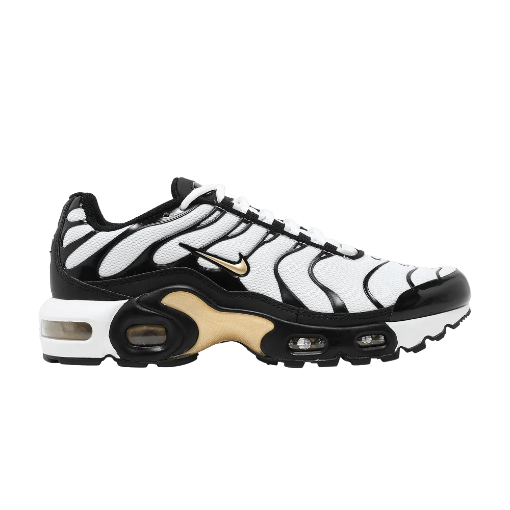 Кроссовки Nike Air Max Plus GS 'White Metallic Gold'