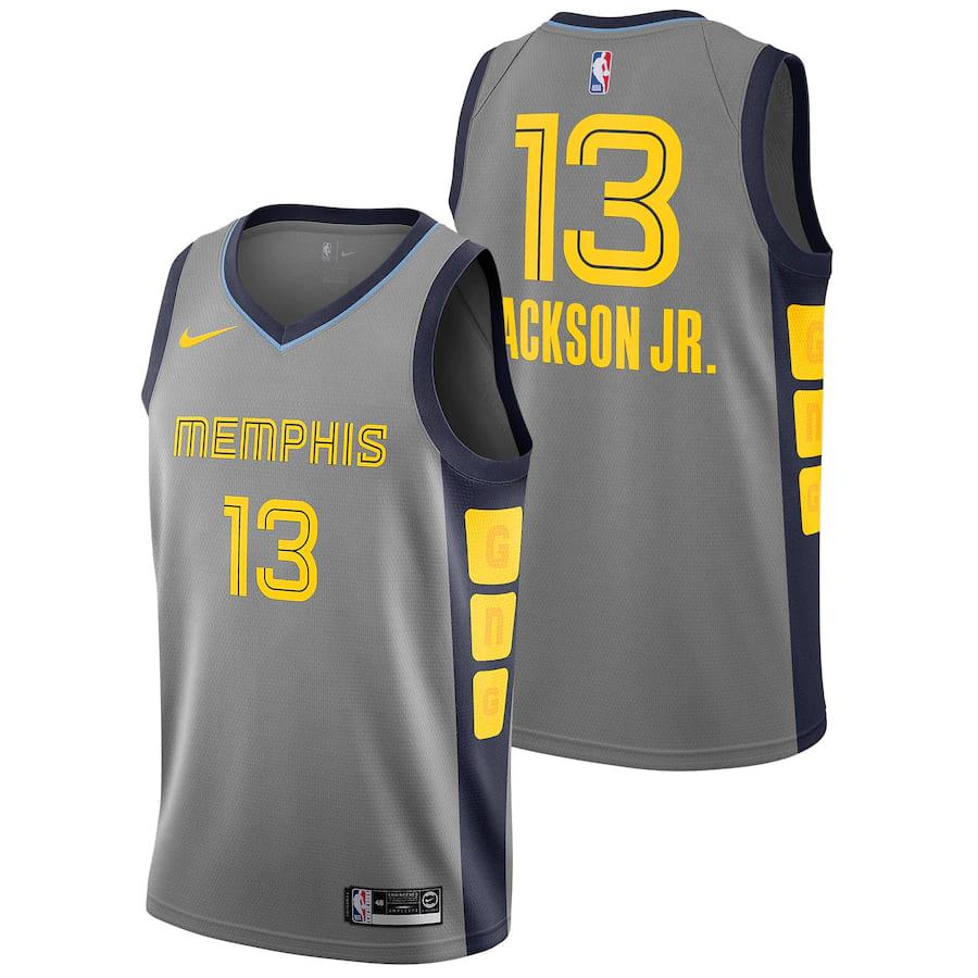 Баскетбольная джерси 2021-22 Memphis Grizzlies #13 Jaren Jackson Jr City Edition Swingman Jersey