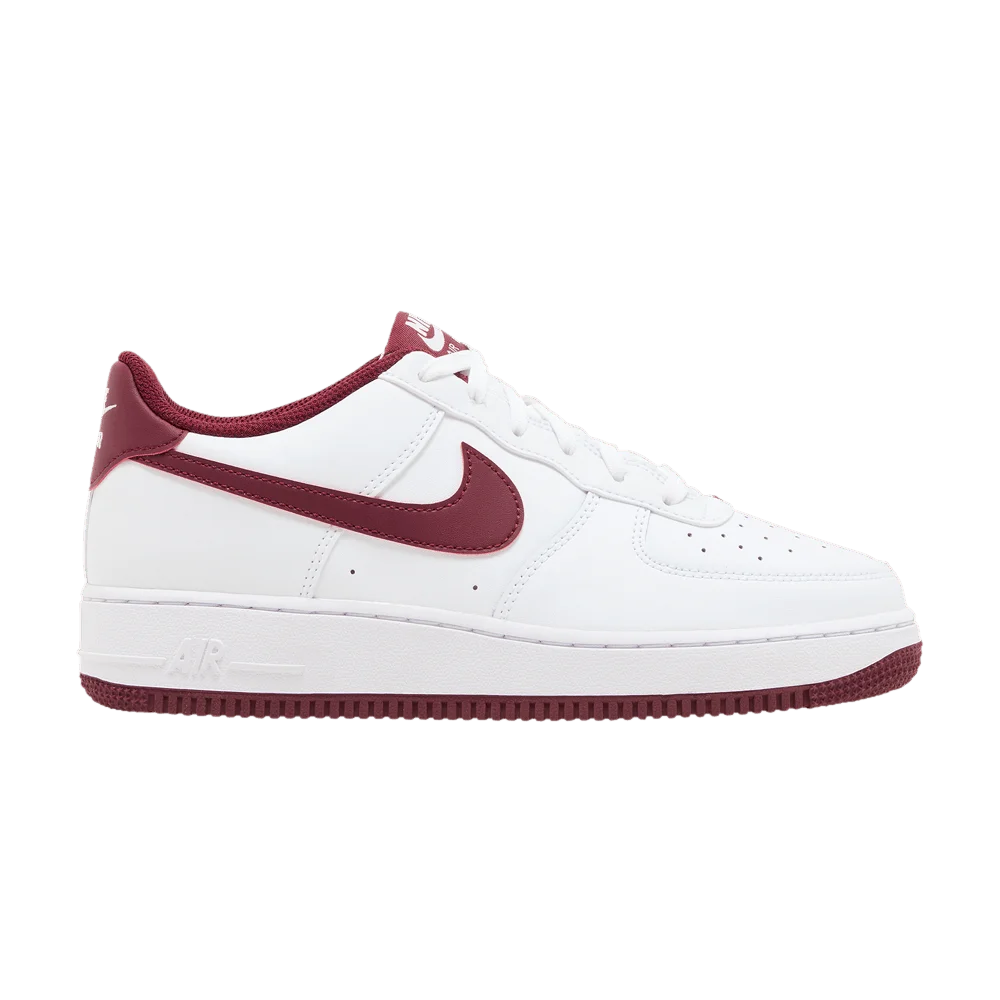 Кроссовки Nike Air Force 1 GS 'White Team Red'