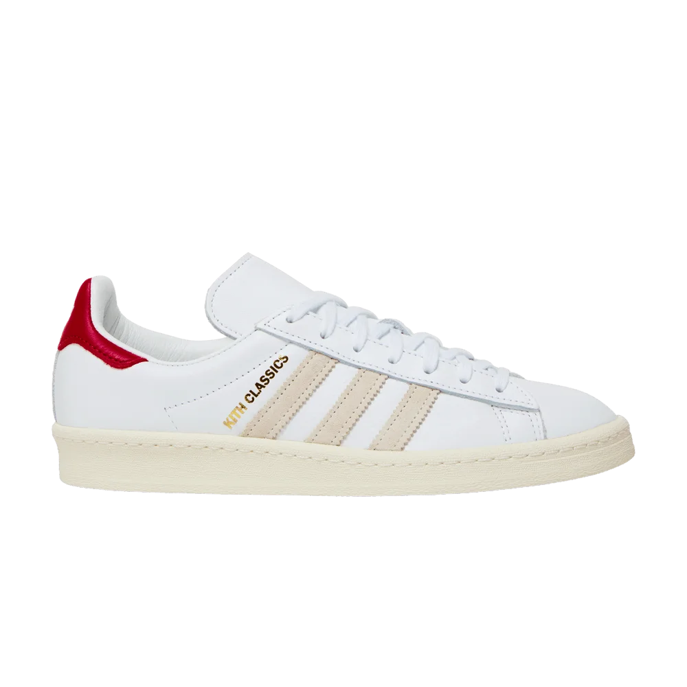 Кроссовки Kith x adidas Campus 80s 'Classics Program - White Red'