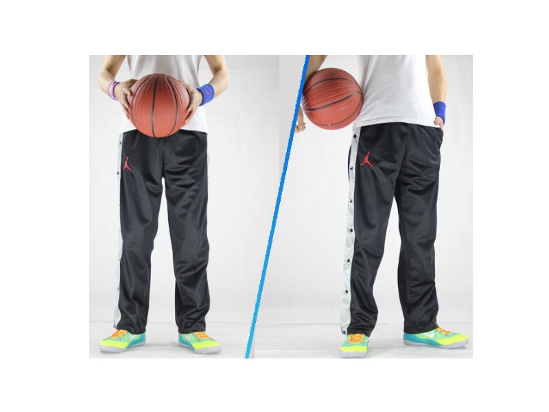 Баскетбольные брюки AJordan Color с боковыми кнопками