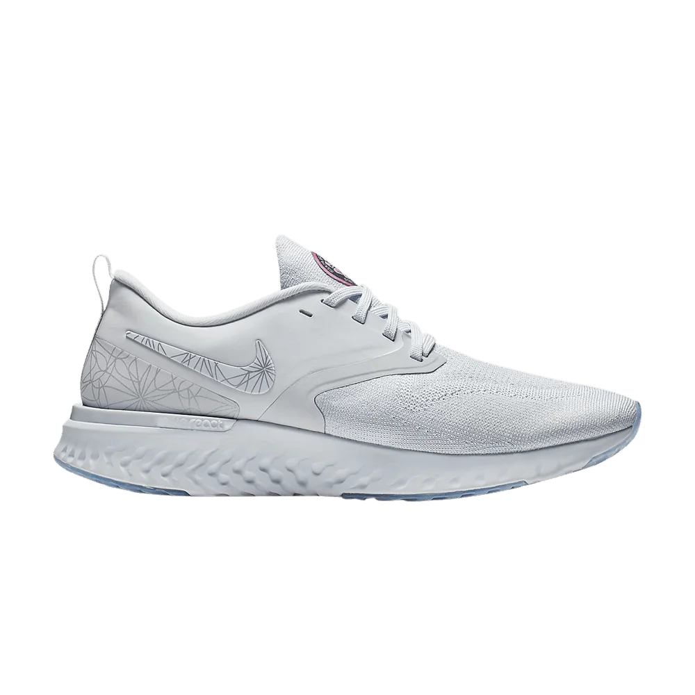 Кроссовки Nike Odyssey React Flyknit 2 'Pure Platinum'