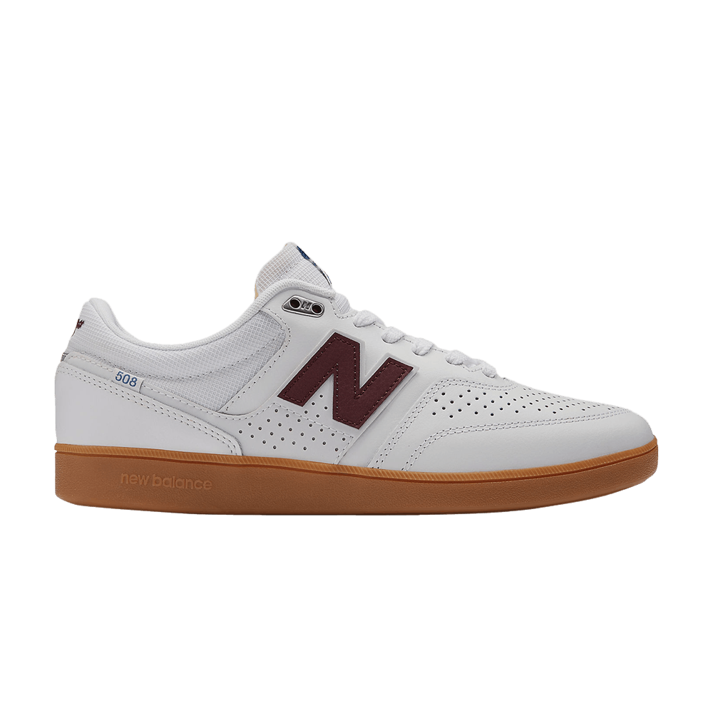 Кроссовки Brandon Westgate x New Balance Numeric 508 'White Burgundy Gum'