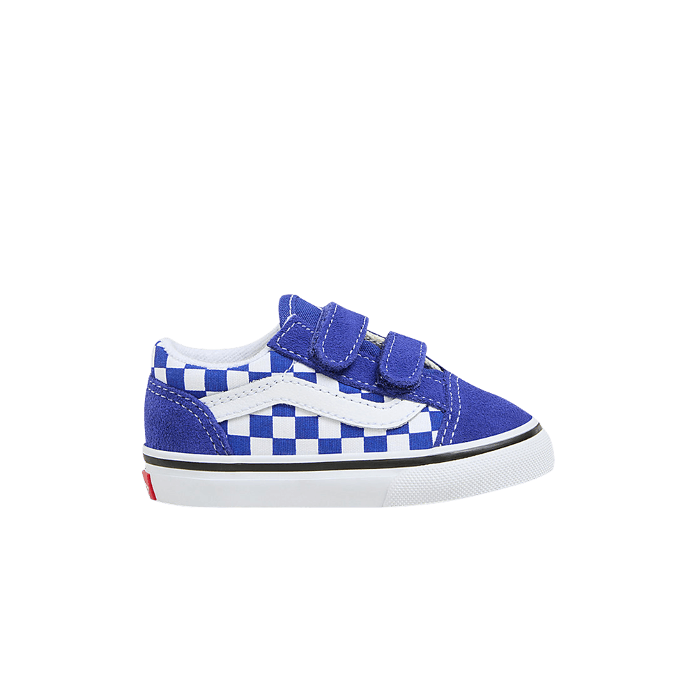 Кроссовки Vans Old Skool V Toddler 'Checkerboard - Surf The Web'