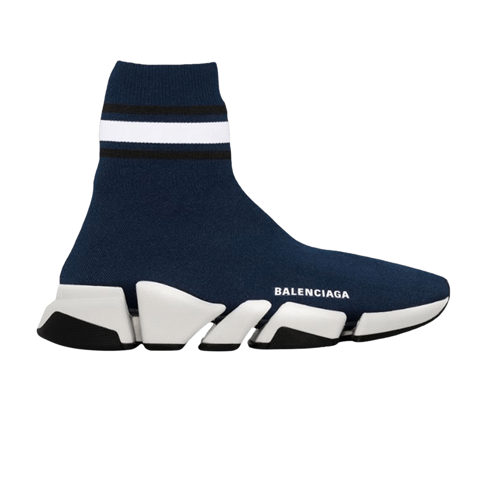 Кроссовки Balenciaga Wmns Speed 2.0 Trainer 'Striped - Navy'