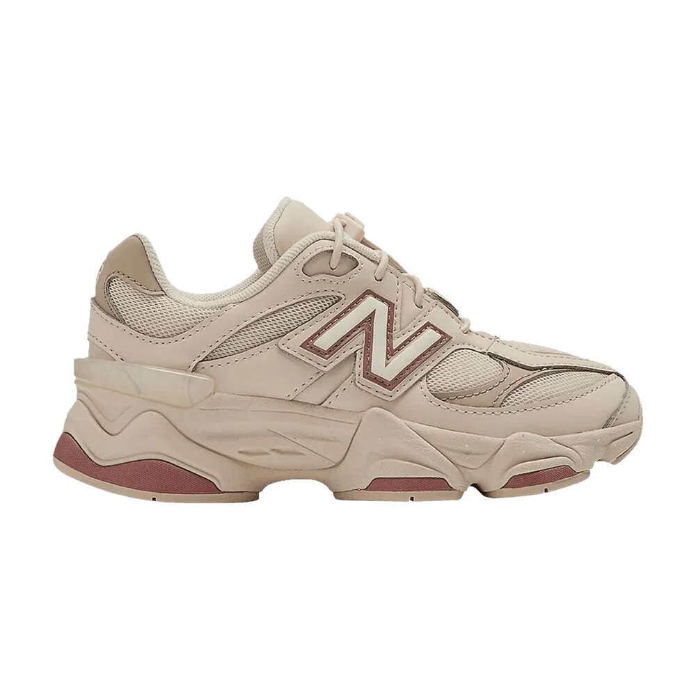 Кроссовки New Balance 9060 Little Kid Wide 'Bone Sparrow Lace Toggle'