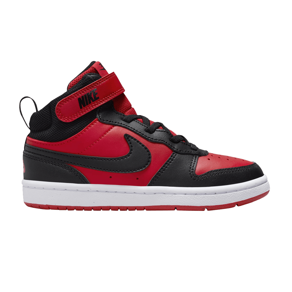 Кроссовки Nike Court Borough Mid PS 'Black University Red'
