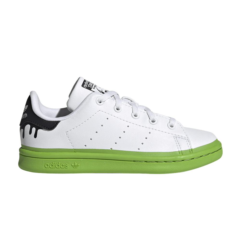 Кроссовки adidas Stan Smith Little Kid 'Paint Drip - White Solid Green'