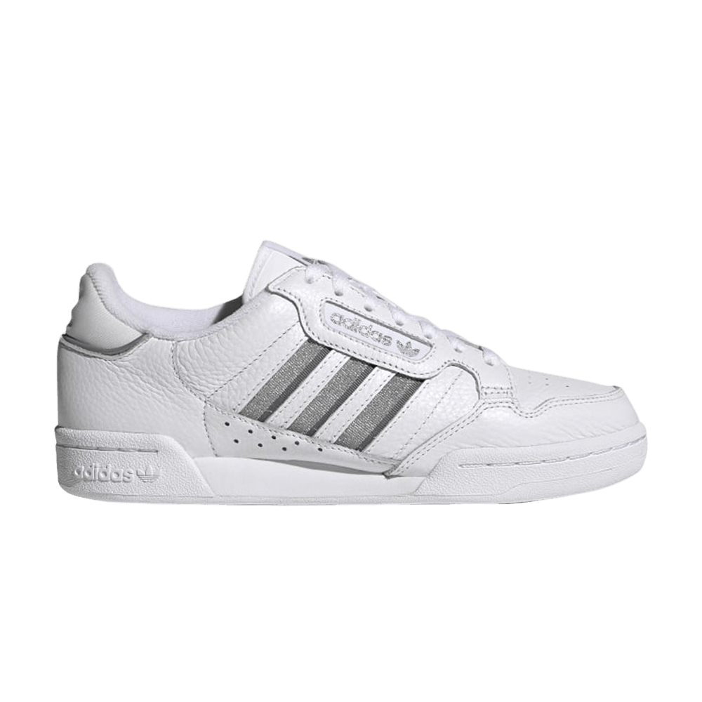 Кроссовки Adidas Wmns Continental 80 Stripes 'White Silver Metallic'