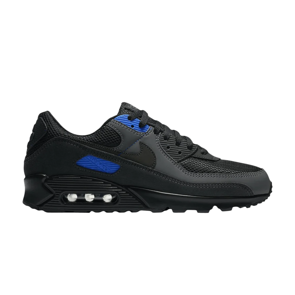 Кроссовки Nike Air Max 90 'Black Hyper Royal'