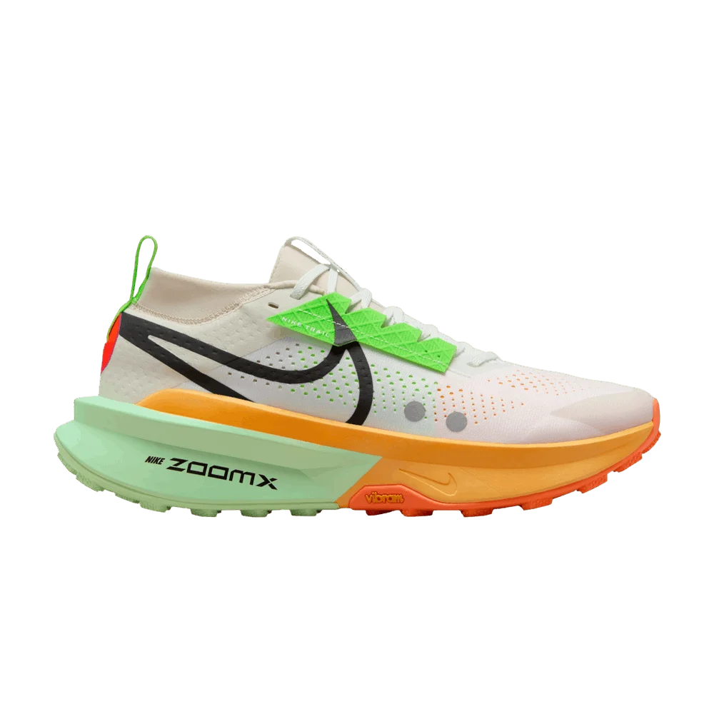 Кроссовки Nike ZoomX Zegama 2 'White Laser Orange Green'