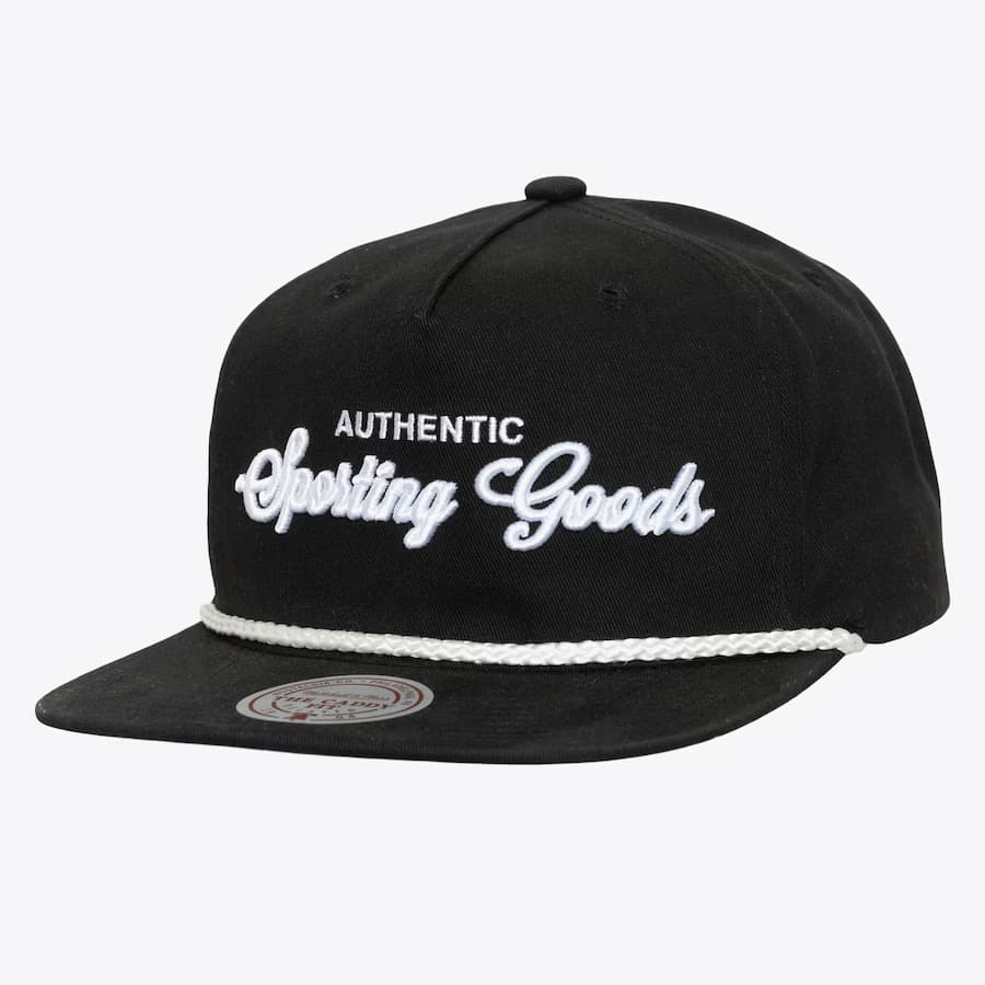 Бейсболка Mitchell & Ness Black Sporting Goods Deadstock Snapback Hat