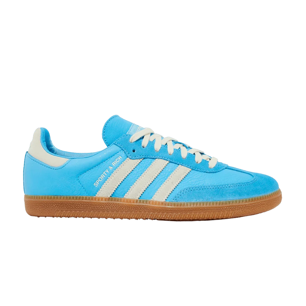 Кроссовки Sporty & Rich x adidas Samba OG 'Blue Rush'