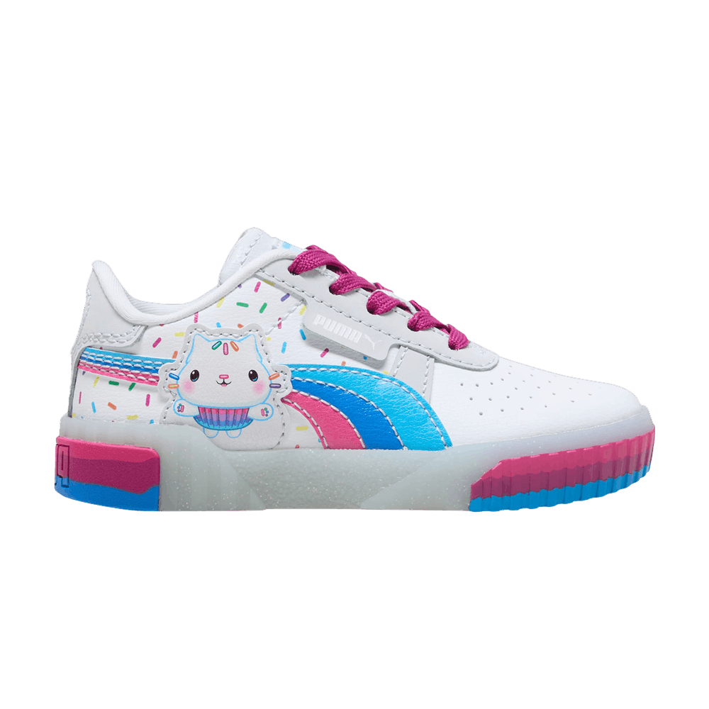 Кроссовки Gabby's Dollhouse x Puma Cali Little Kid 'Cakey Cat Sprinkle'