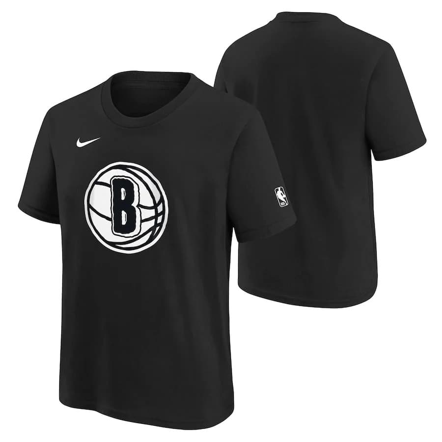 Баскетбольная футболка Nike Brooklyn Nets 2024 City Edition Essential Logo Youth NBA T-Shirt