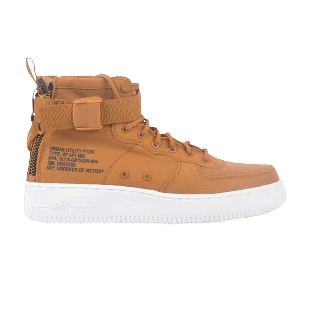 Кроссовки Nike SF Air Force 1 Mid GS 'Desert Ochre'