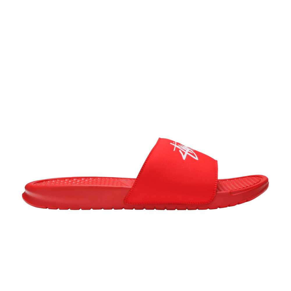 Кроссовки Stussy x Nike Benassi 'Habanero Red'