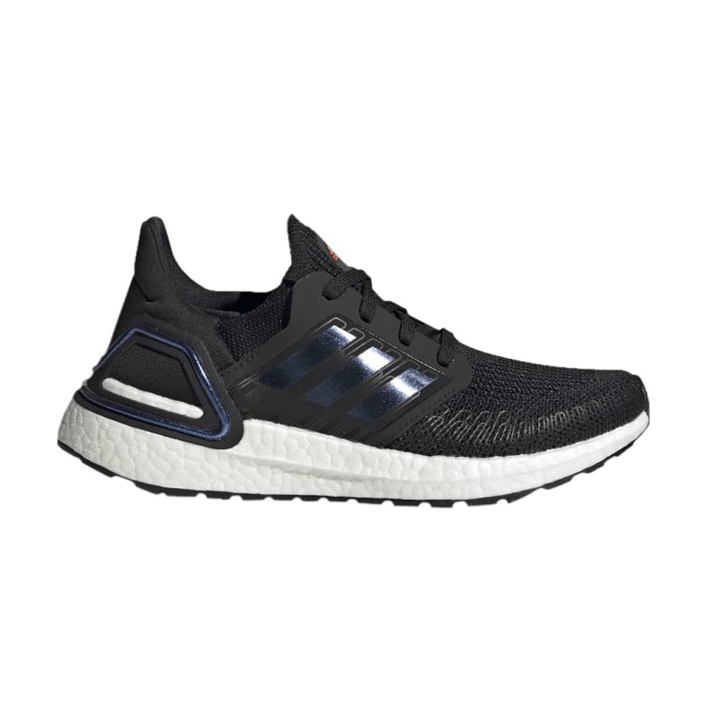 Кроссовки Adidas UltraBoost 20 J 'Black Violet Metallic'