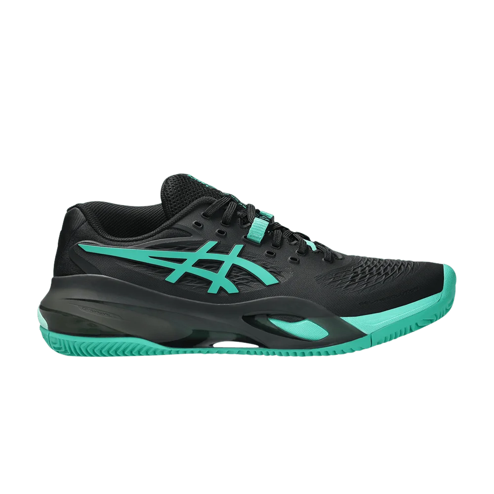 Кроссовки ASICS GEL-Resolution X Clay 'Black Aurora Green'