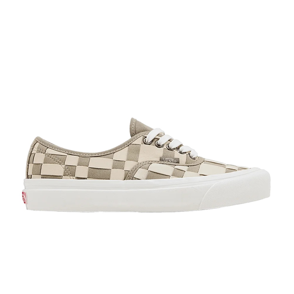 Vans Authentic 44 DX 'Woven Check - Brown Khaki'