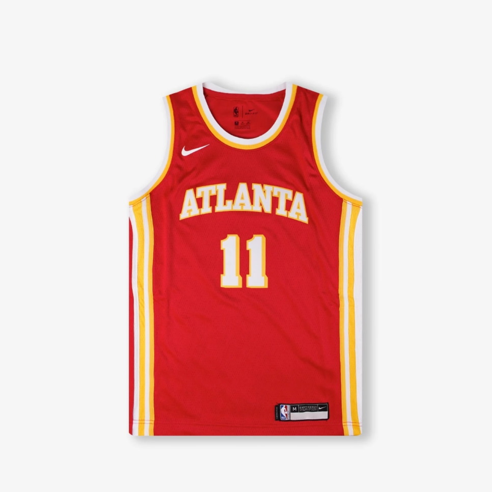 Баскетбольная джерси Nike Trae Young Atlanta Hawks 2021 Icon Edition Youth NBA Swingman Jersey