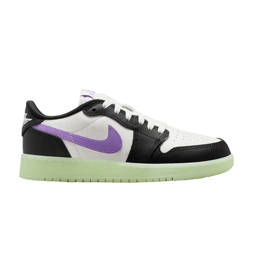 Кроссовки Air Jordan 1 Retro Low OG GS 'Black Raspberry'