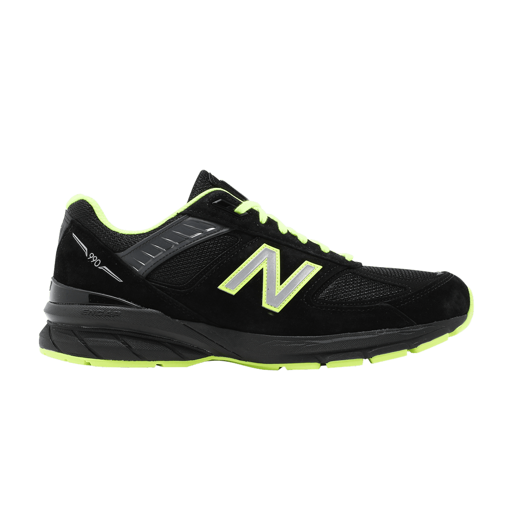 Кроссовки New Balance 990v5 Made in USA 'Black Hi Lite'