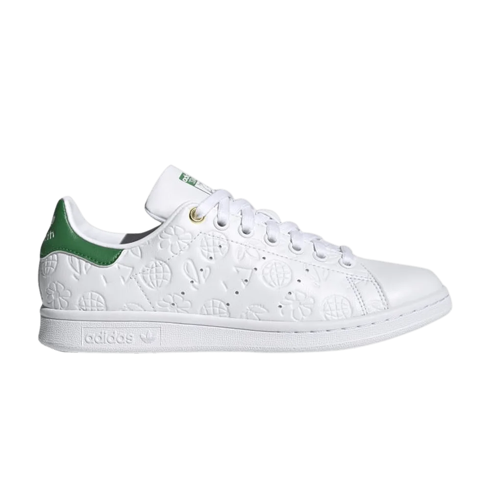 Кроссовки Adidas Wmns Stan Smith 'Embossed Graphics - White Green'