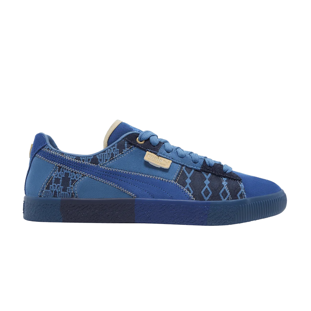 Кроссовки Dapper Dan x Puma Clyde Vintage 'Pre-Game Runway - Blue'