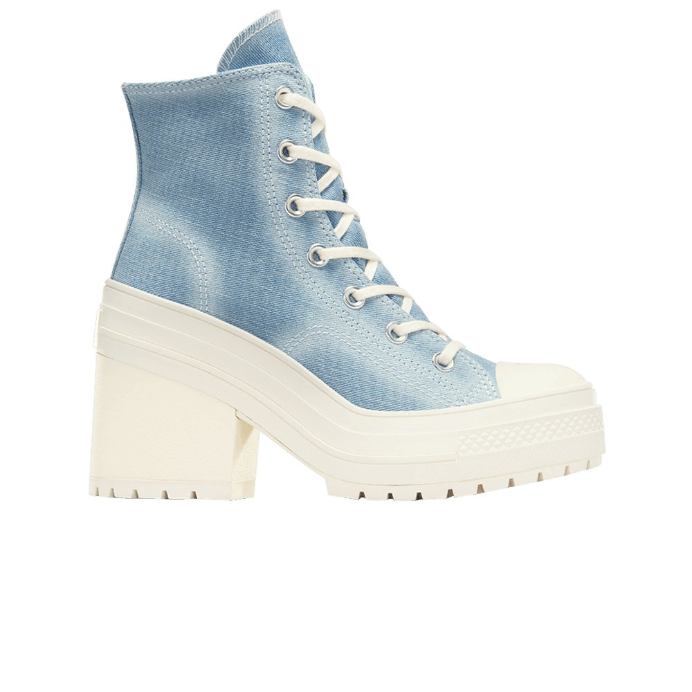 Кроссовки Converse Wmns Chuck 70 De Luxe Heel High 'Distressed Navy Denim'