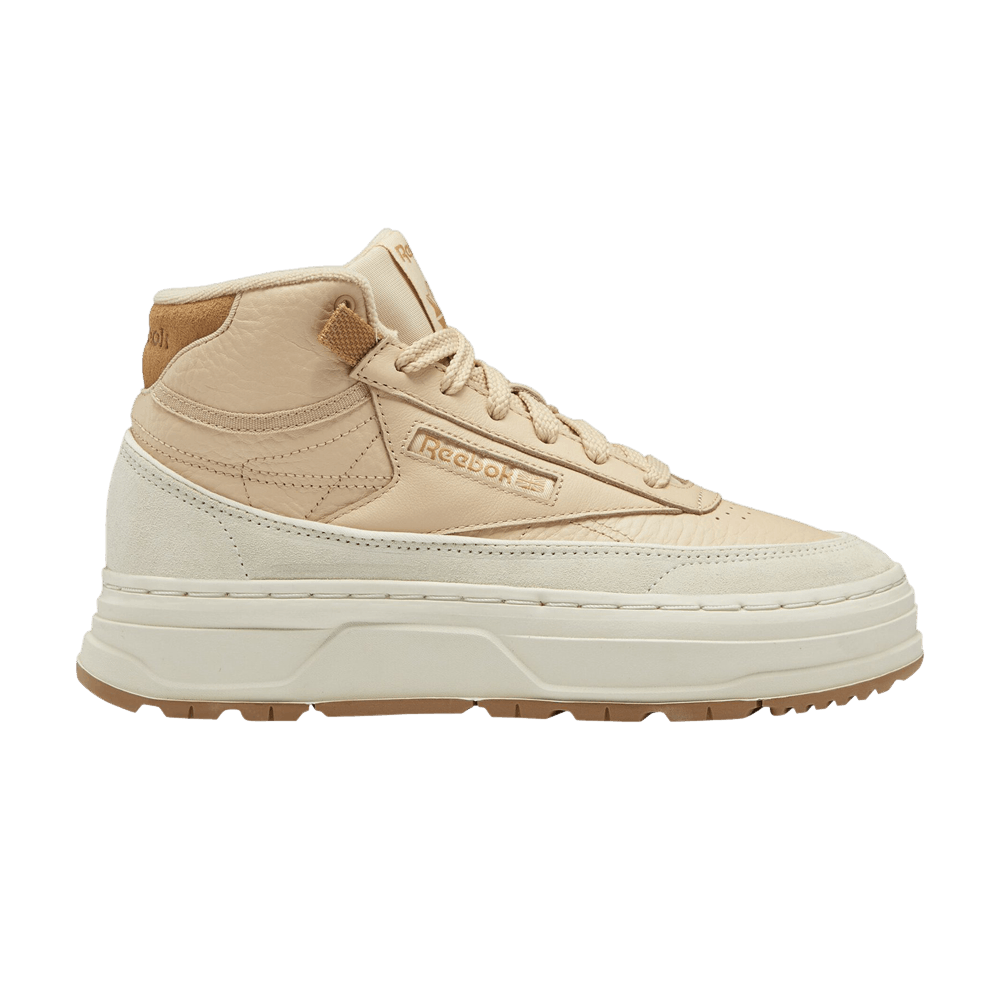 Кроссовки Reebok Wmns Club C Geo Mid 'Weathered Beige'
