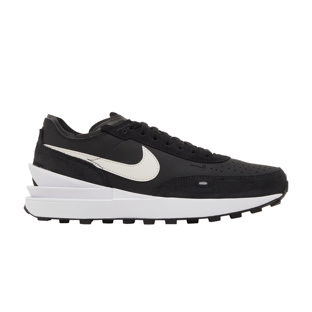 Кроссовки Nike Waffle One Leather 'Black White'
