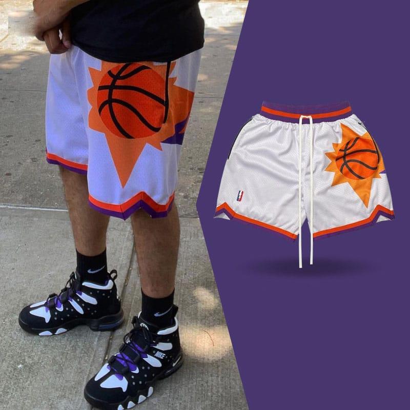 Баскетбольные шорты Ehot Phoenix Suns White Shorts