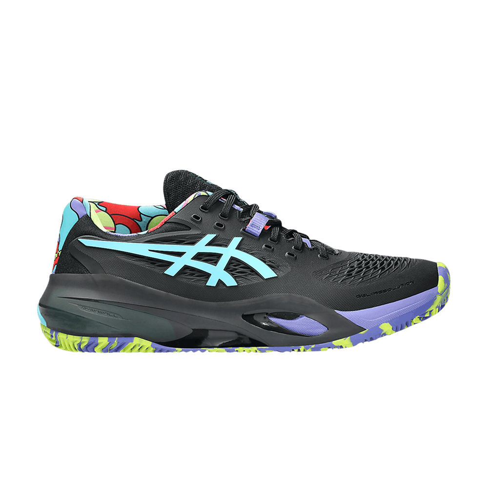 Кроссовки ASICS Gel Resolution X Padel LE 'Black Energy Aqua'