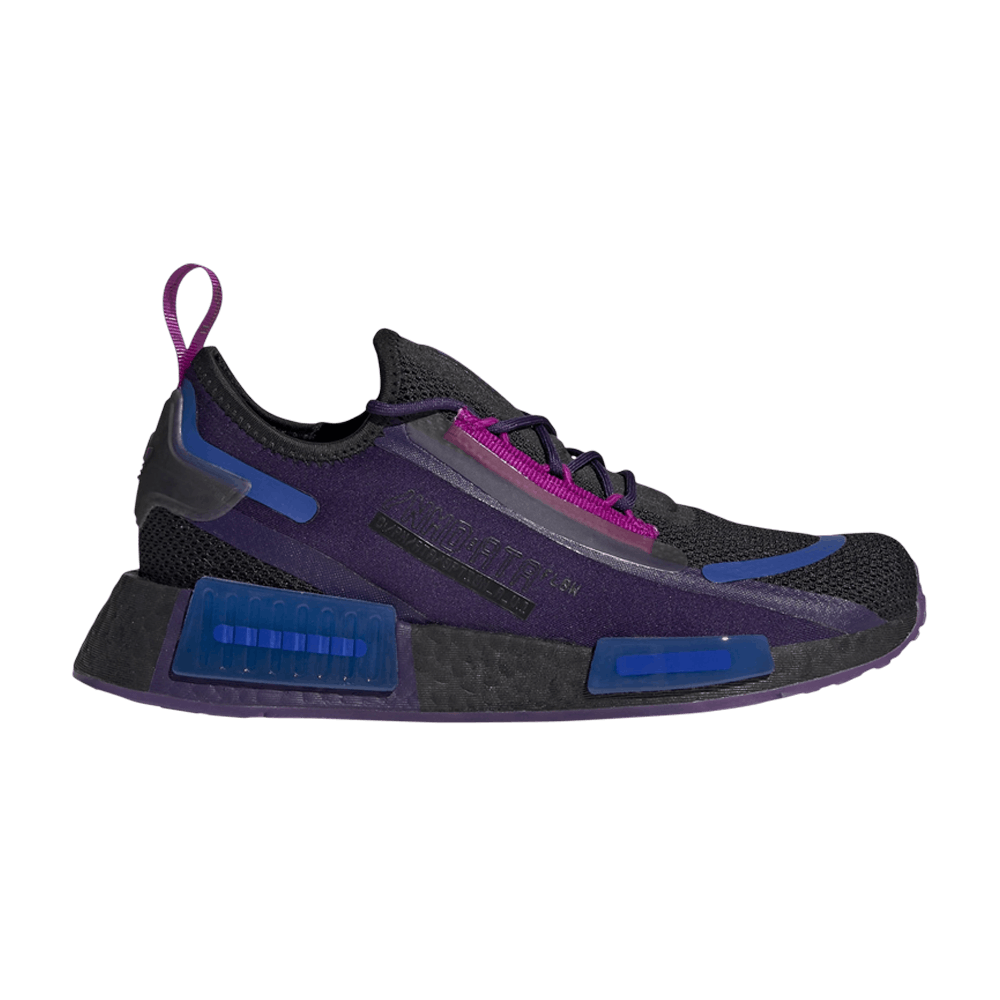 Кроссовки Adidas Wmns NMD_R1 Spectoo 'Black Dark Purple'