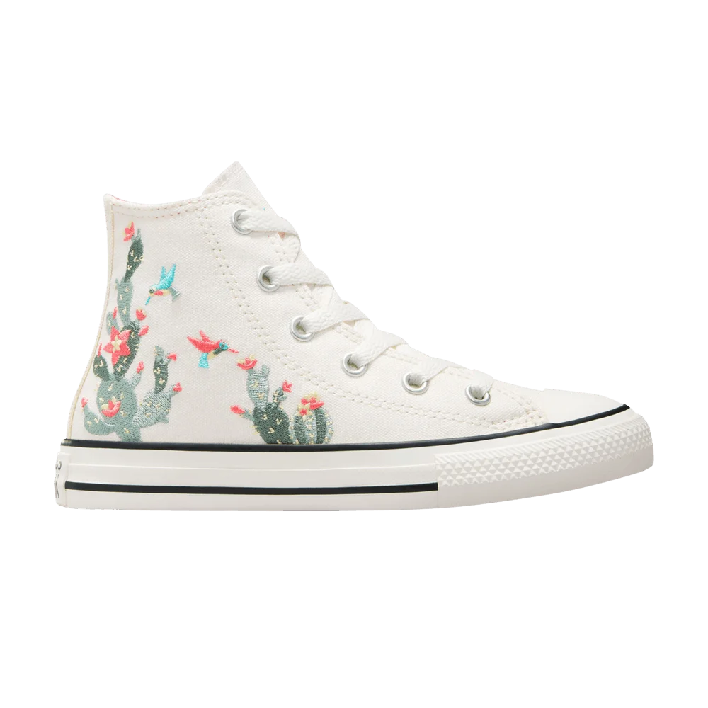 Кроссовки Converse Chuck Taylor All Star High PS 'Succulent Embroidery'