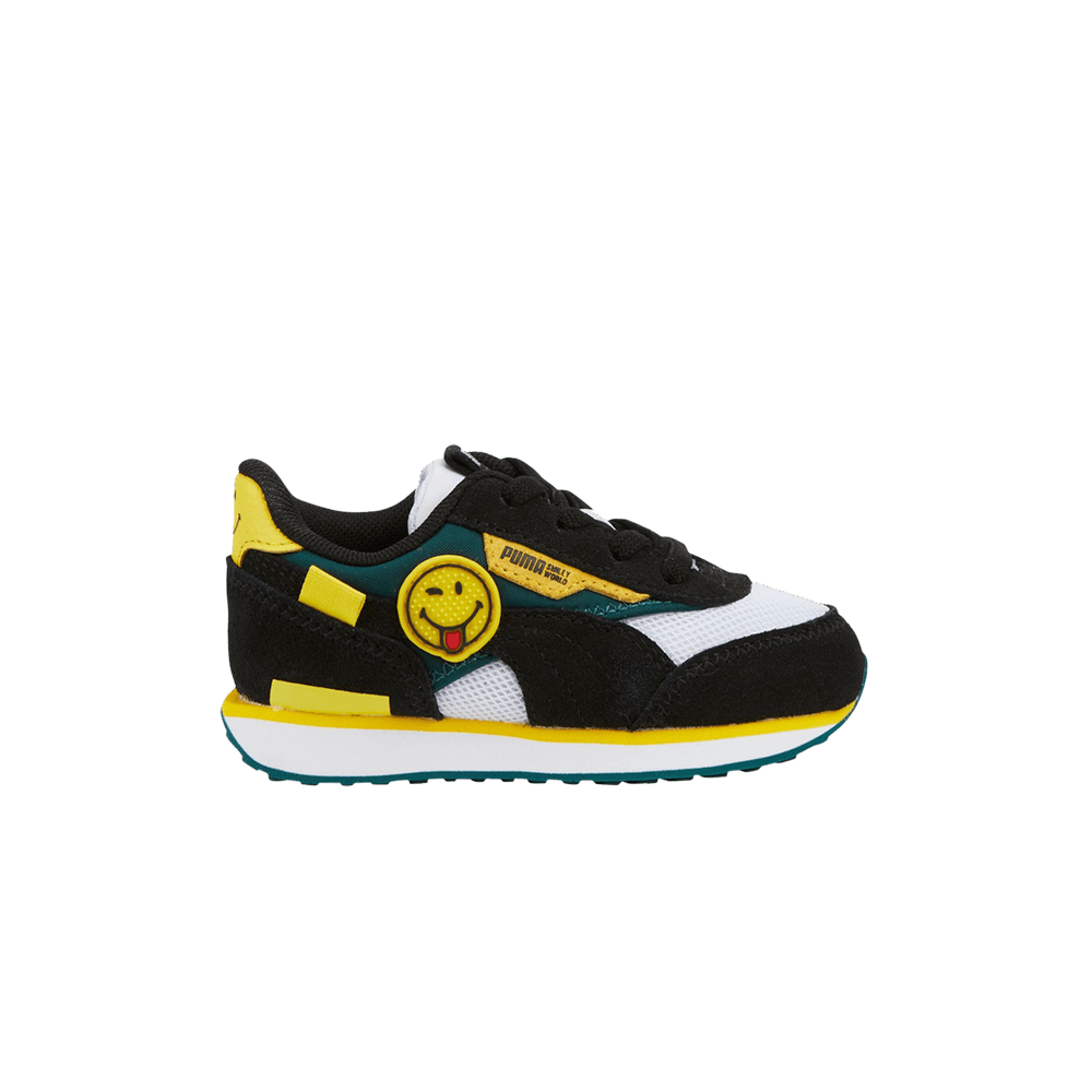 Кроссовки Puma SmileyWorld x Future Rider Infant 'Black Vibrant Yellow'