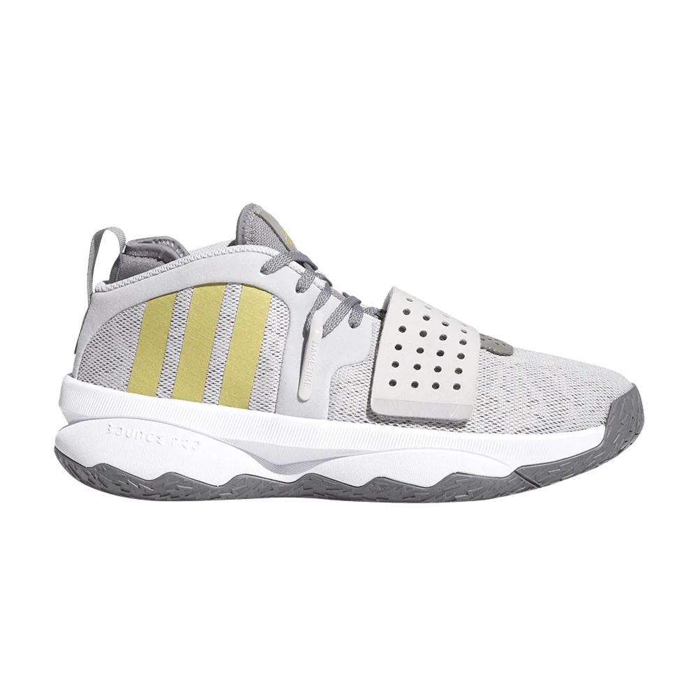 Кроссовки Adidas Dame 8 EXTPLY 'Light Solid Grey Gold Metallic'