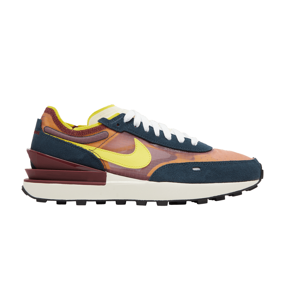 Кроссовки Nike Waffle One SE 'Dark Beetroot Yellow Strike'