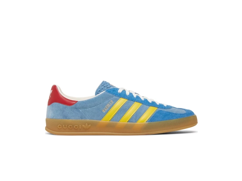 Кроссовки Adidas x Gucci Gazelle 'Light Blue Suede'