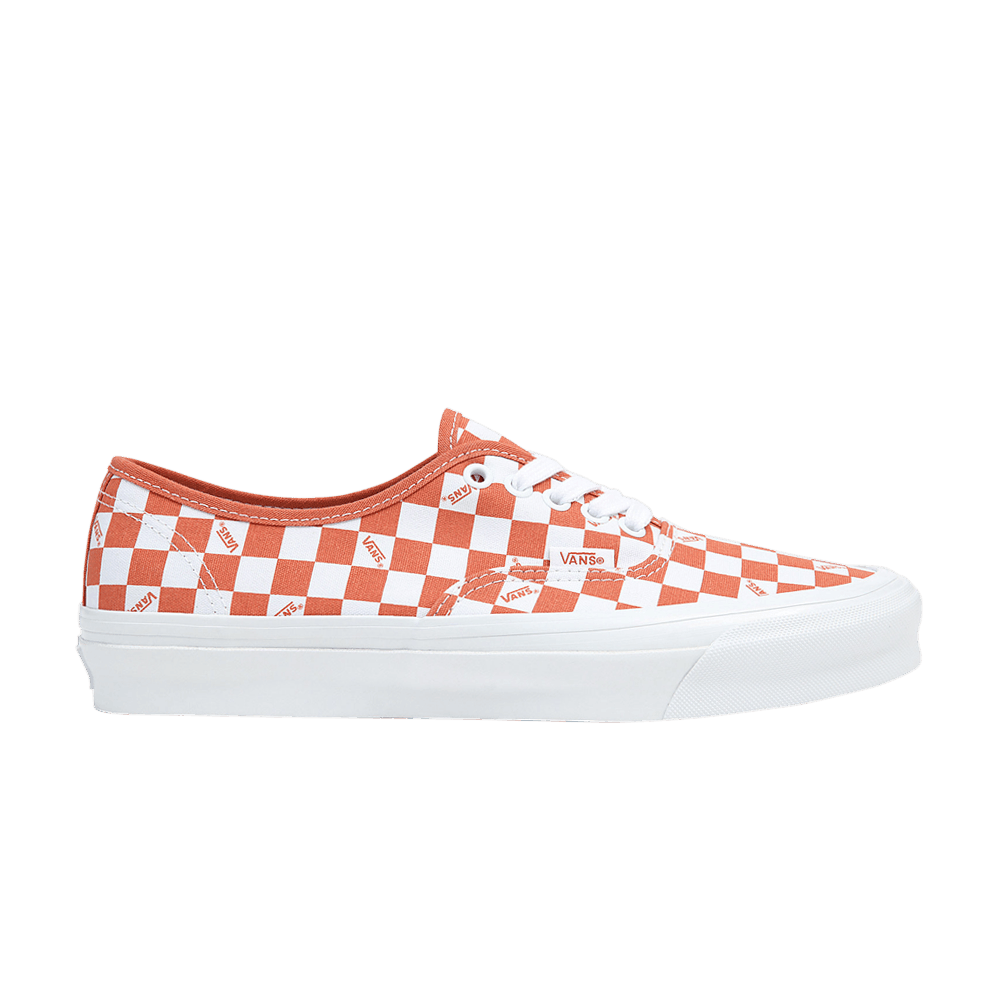 Кроссовки Vans OG Authentic LX 'Mecca Orange Checkerboard'