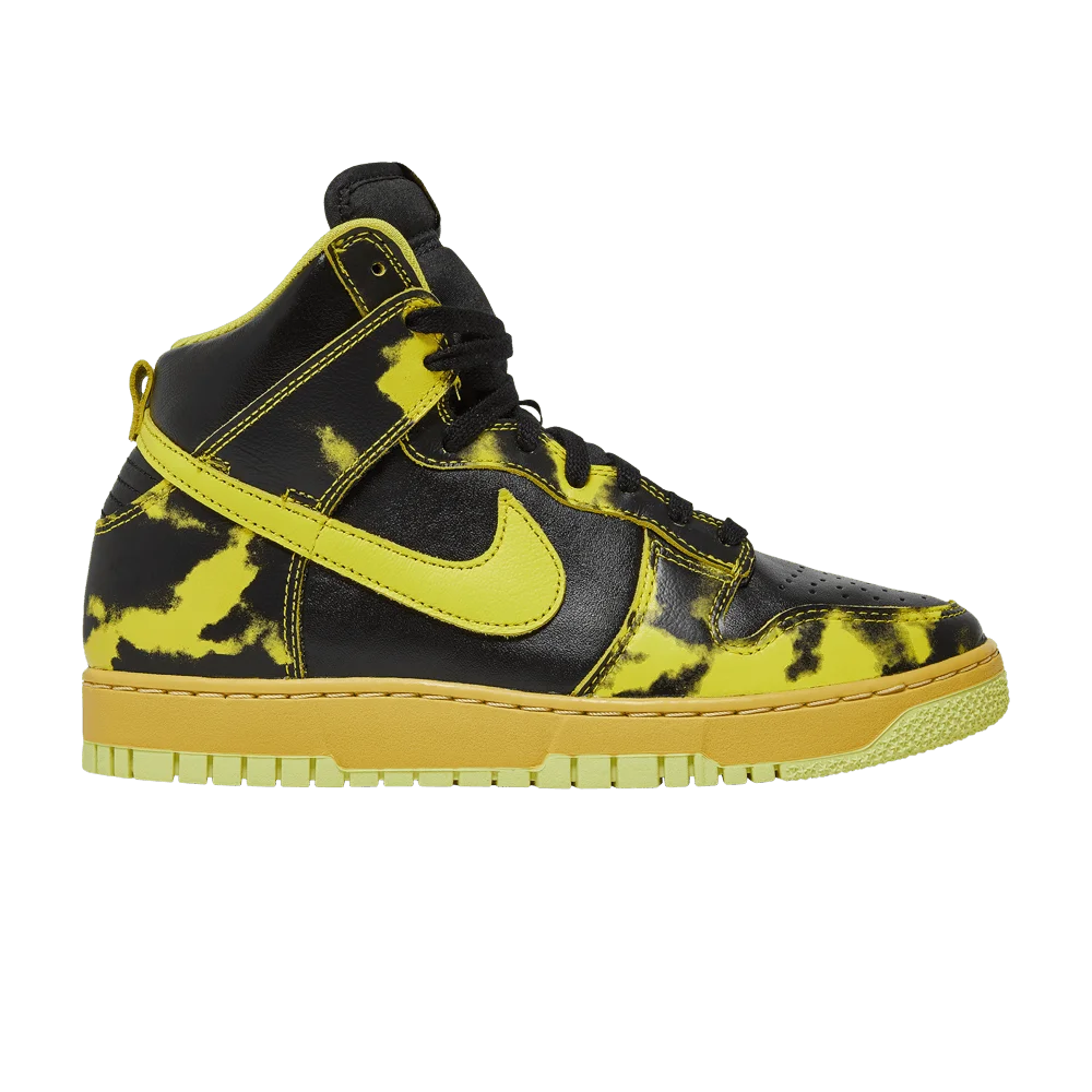 Кроссовки Nike Dunk High 1985 'Yellow Acid Wash'