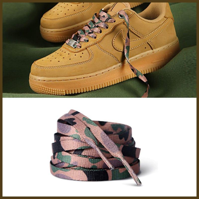 Шнурки Gorilla Guard Air Force 1 Wheat Pink Camo Laces