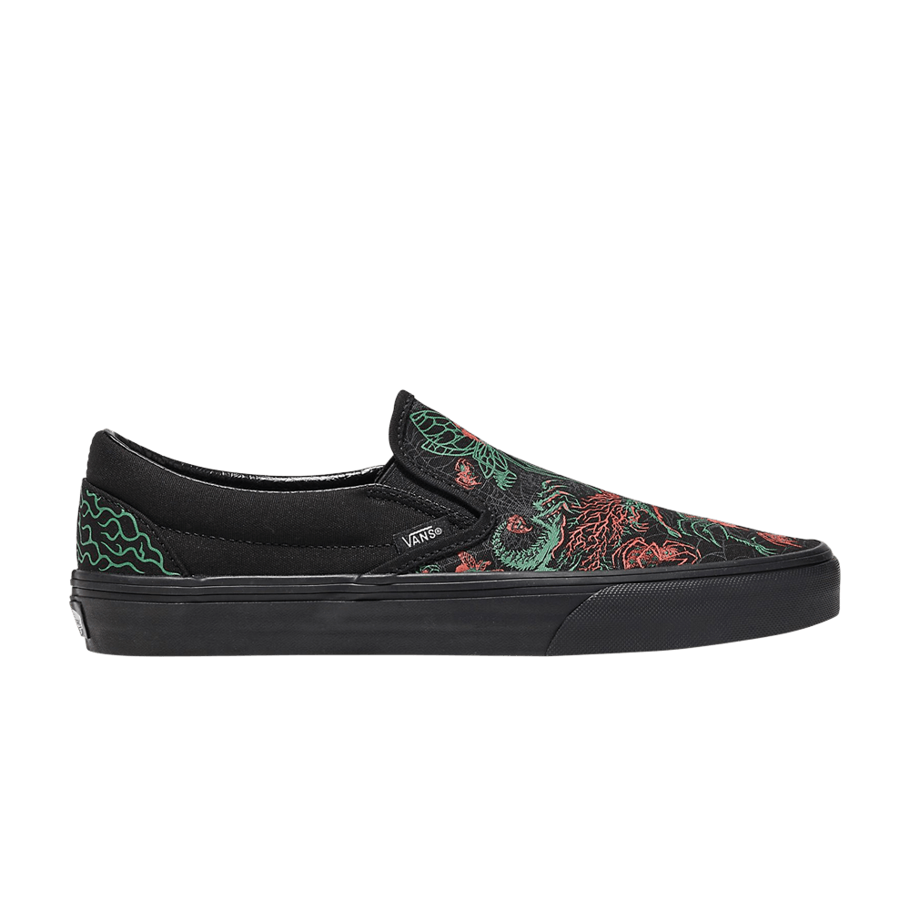 Кроссовки Vans Classic Slip-On 'Evil Omens Glow'