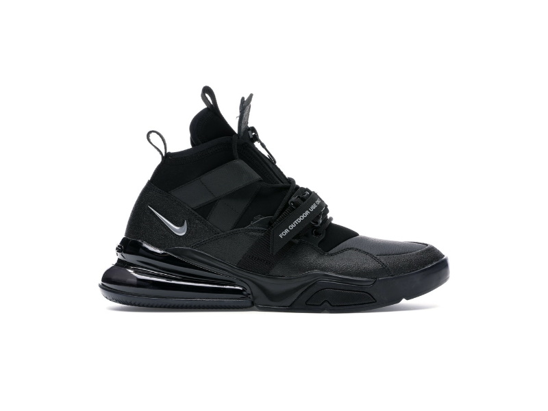 Кроссовки Nike Air Force 270 Utility Black Metallic Silver